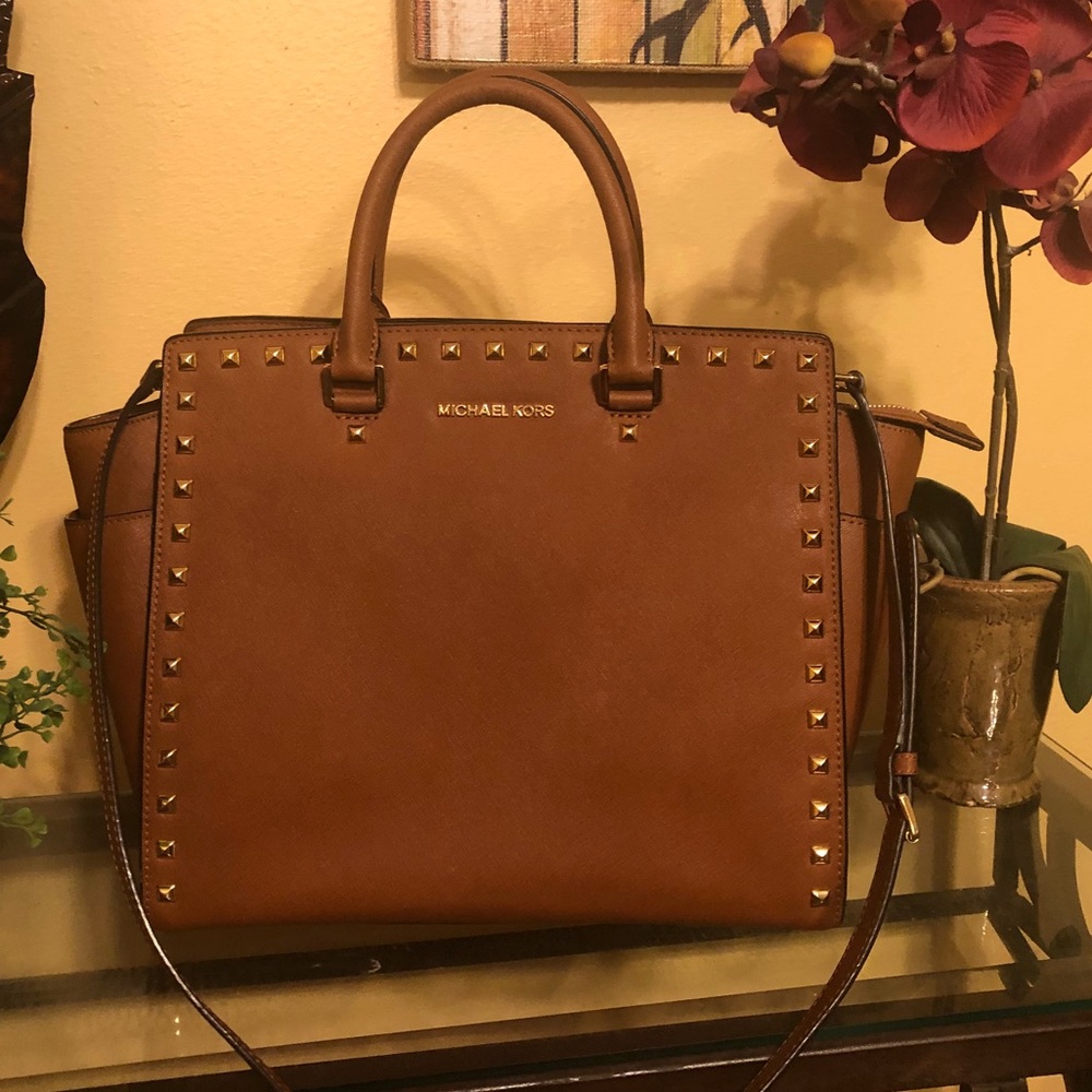 Michael Kors Large studded Selma SALE